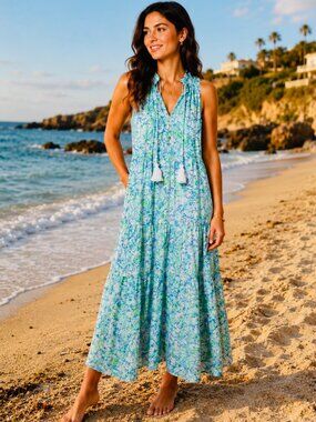 lilly pulitzer esmarella maxi dress Lilly Pulitzer Esmarella Maxi Turquoise Water Ya Waiting For